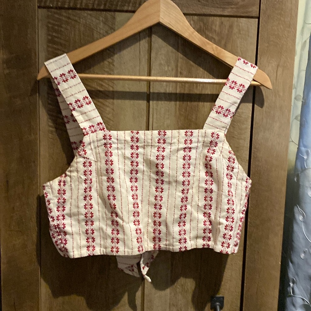 Cotton Candy LA - Crop Top w/ Back Tie - Used - Good Condition